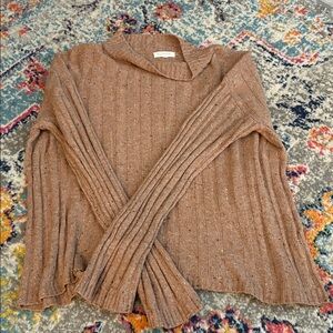 Women's Ribbed Knit Sweater by Blu Pepper